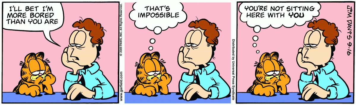 Garfield, September 16, 2009