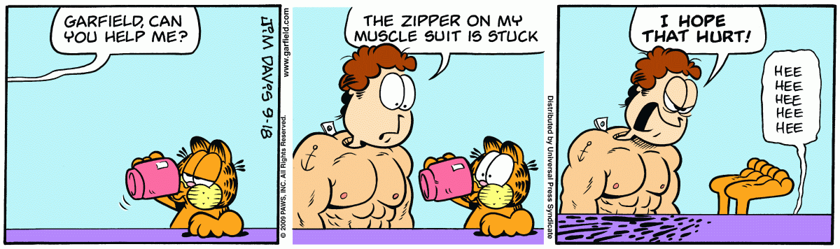 Garfield, September 18, 2009