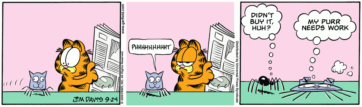 Garfield, September 24, 2009