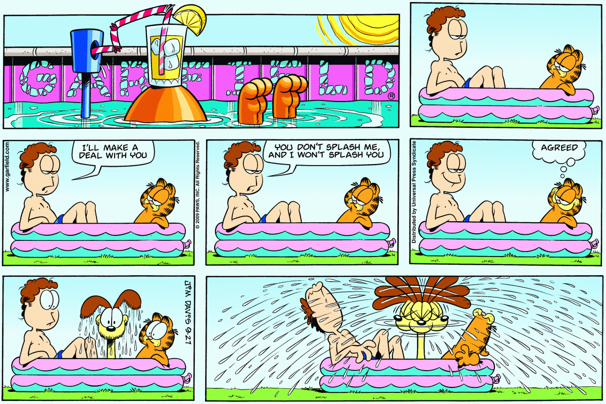 Garfield, September 27, 2009