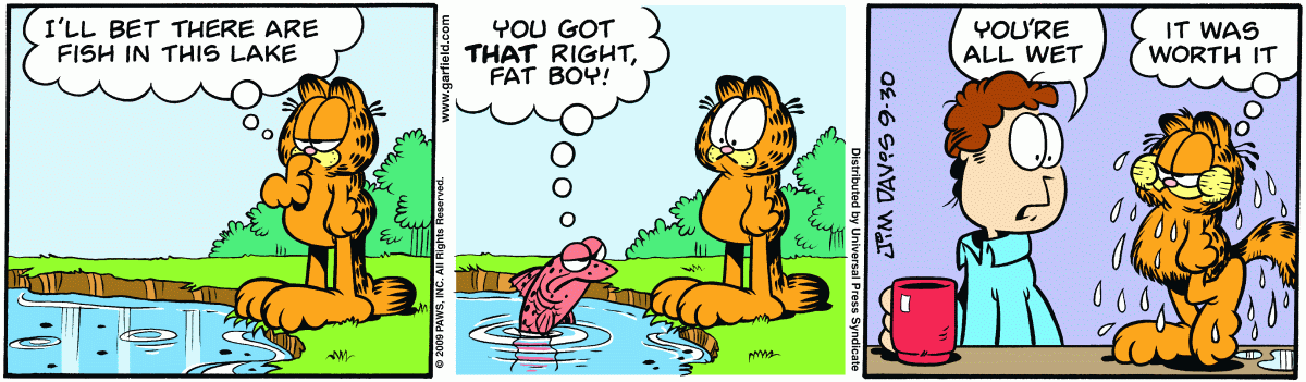 Garfield, September 30, 2009