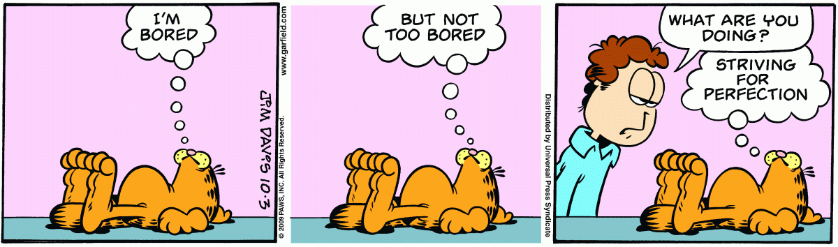 Garfield, October 3, 2009