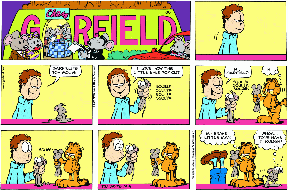 Garfield, October 4, 2009