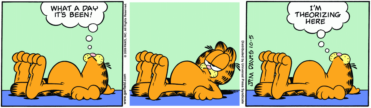 Garfield, October 5, 2009