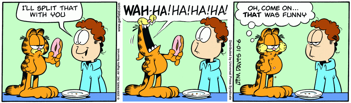 Garfield, October 6, 2009