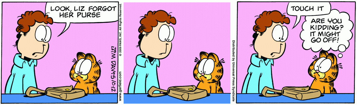 Garfield, October 12, 2009