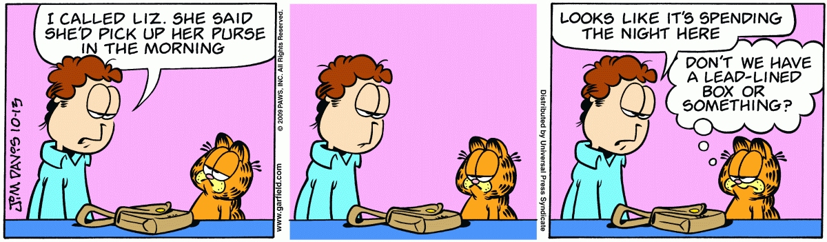Garfield, October 13, 2009