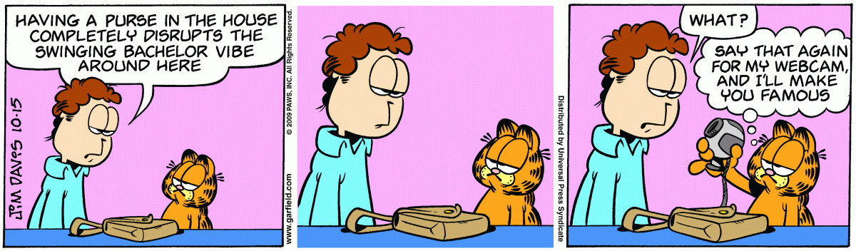 Garfield, October 15, 2009