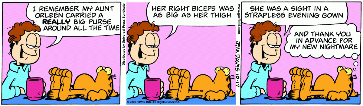 Garfield, October 17, 2009
