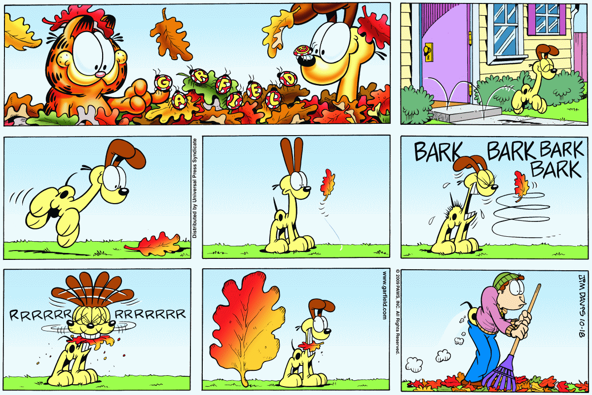 Garfield, October 18, 2009