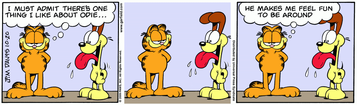 Garfield, October 20, 2009