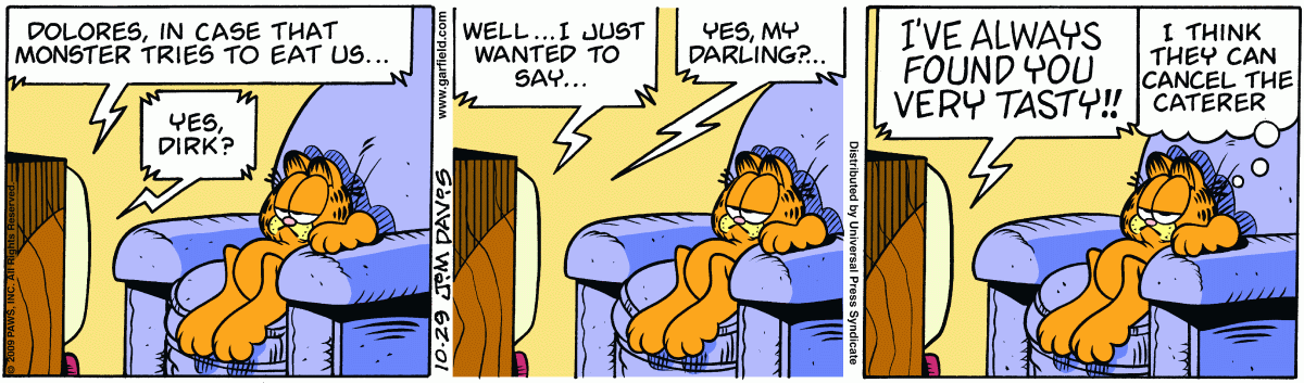 Garfield, October 29, 2009