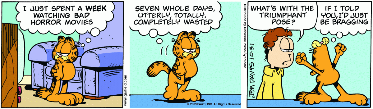Garfield, October 31, 2009