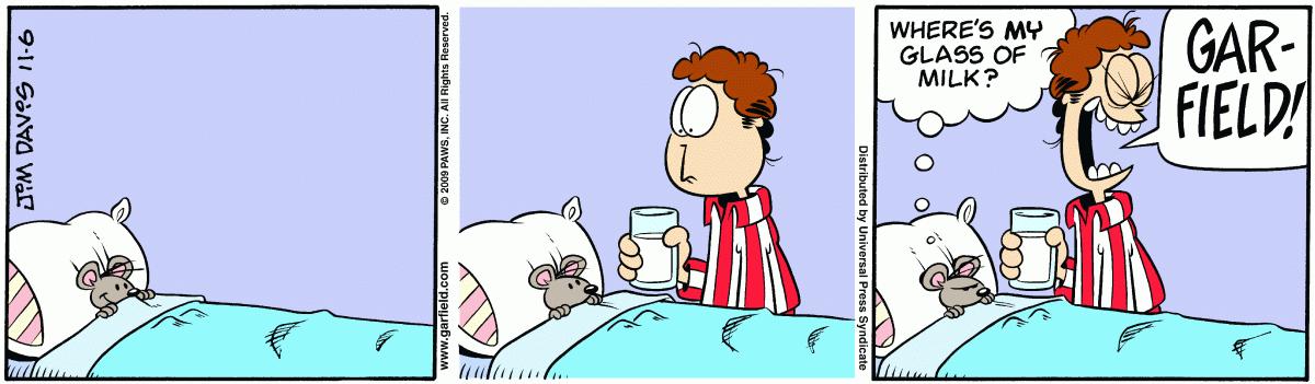 Garfield, November 6, 2009