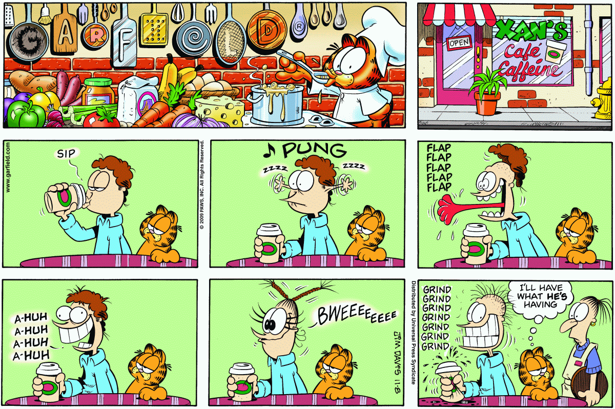 Garfield, November 8, 2009