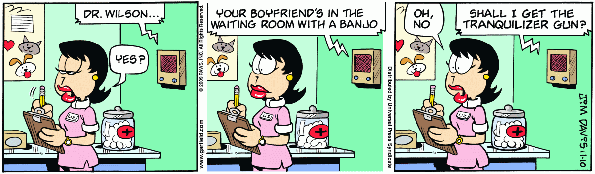Garfield, November 10, 2009