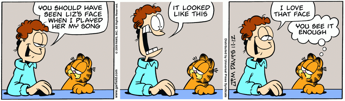 Garfield, November 12, 2009
