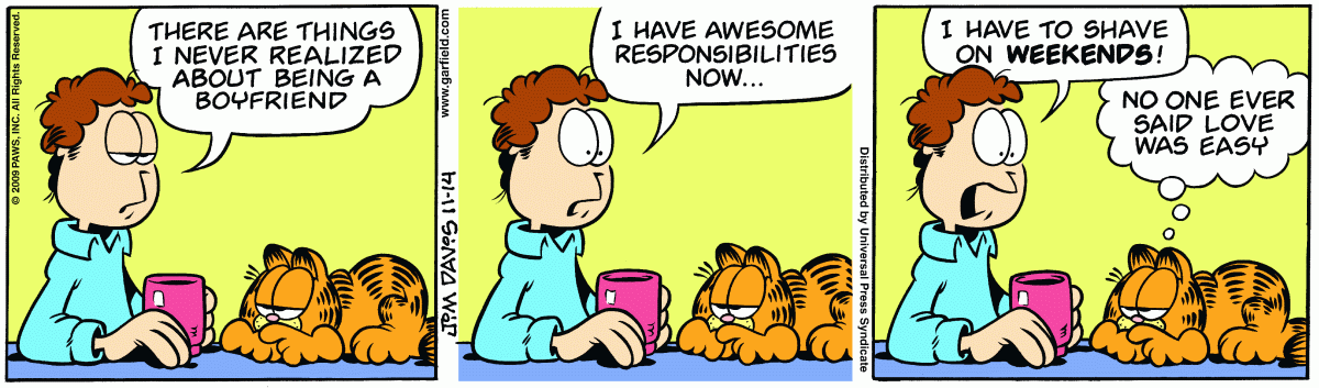 Garfield, November 14, 2009