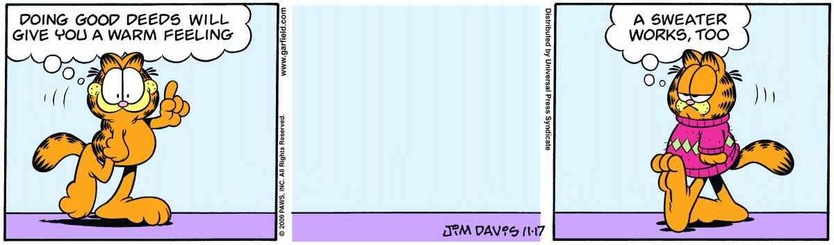 Garfield, November 17, 2009