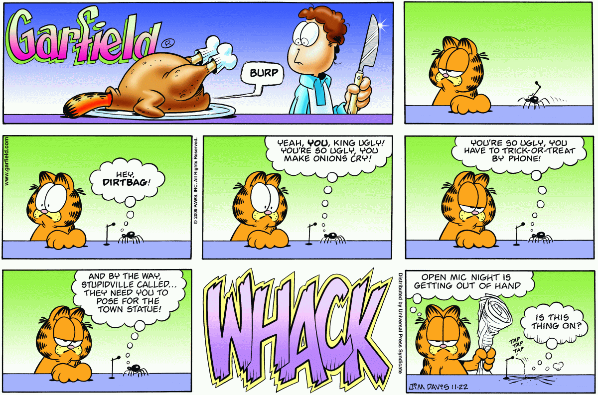 Garfield, November 22, 2009