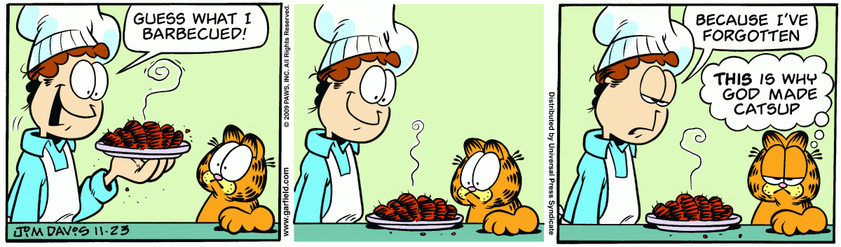 Garfield, November 23, 2009