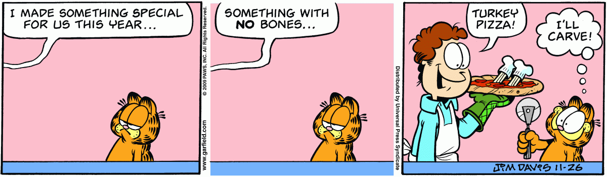 Garfield, November 26, 2009