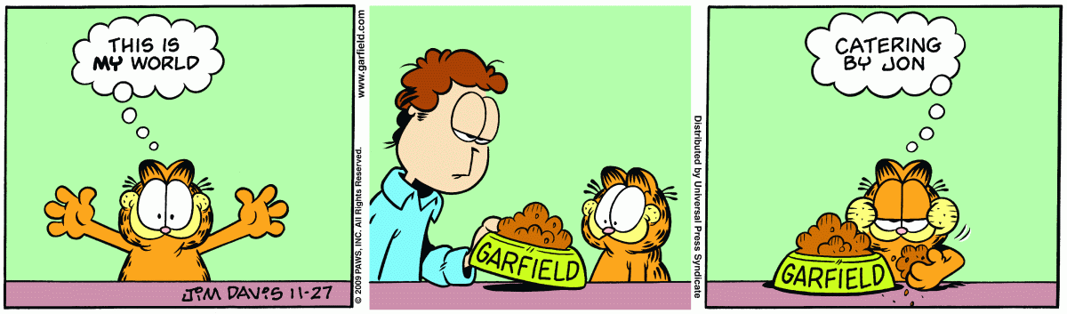 Garfield, November 27, 2009