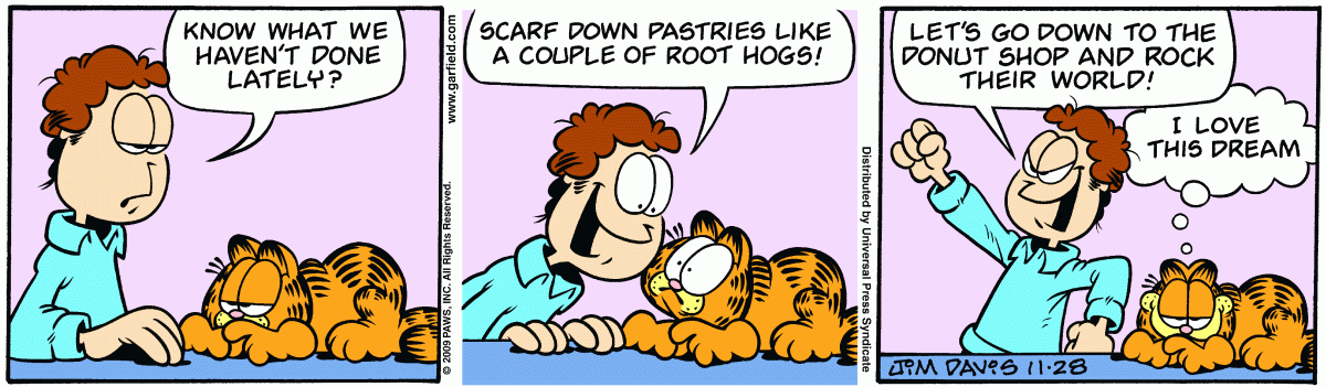 Garfield, November 28, 2009