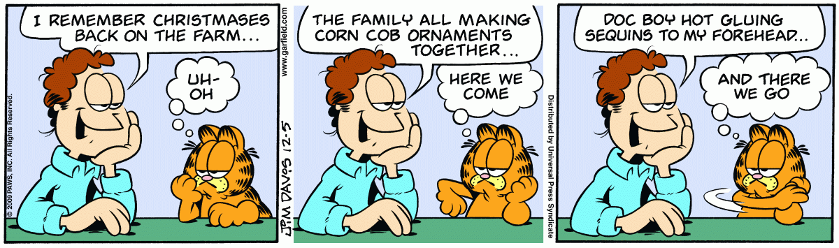 Garfield, December 5, 2009