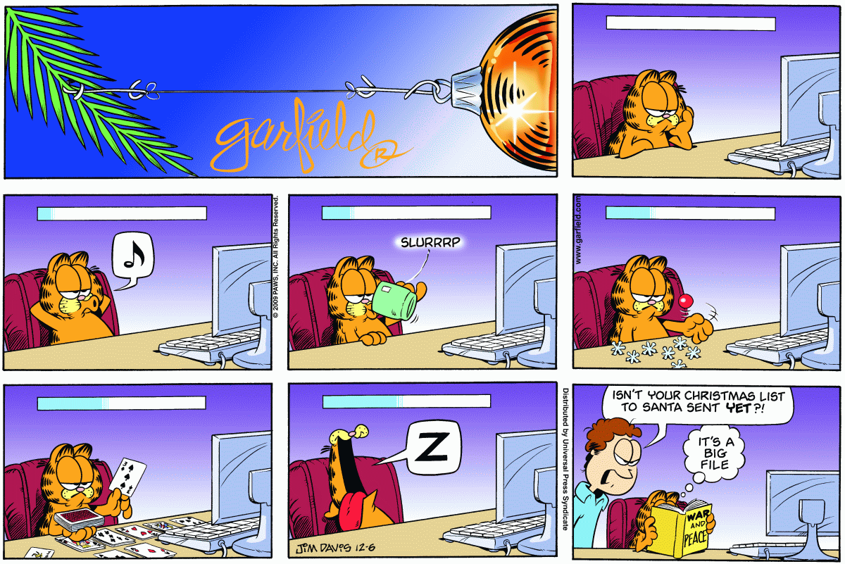 Garfield, December 6, 2009