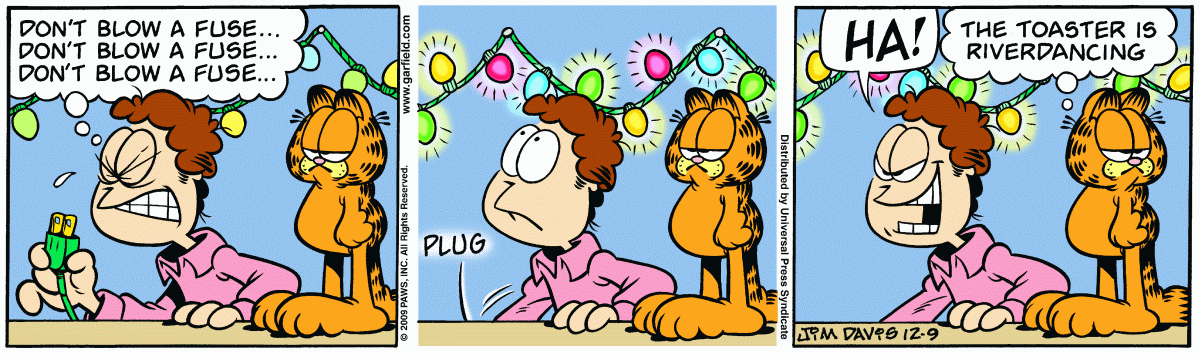 Garfield, December 9, 2009