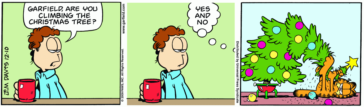 Garfield, December 10, 2009