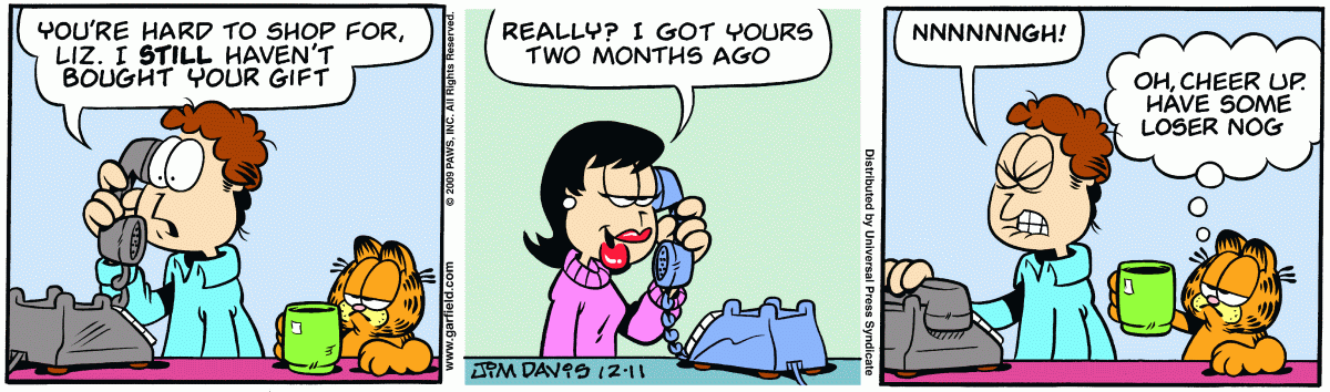 Garfield, December 11, 2009
