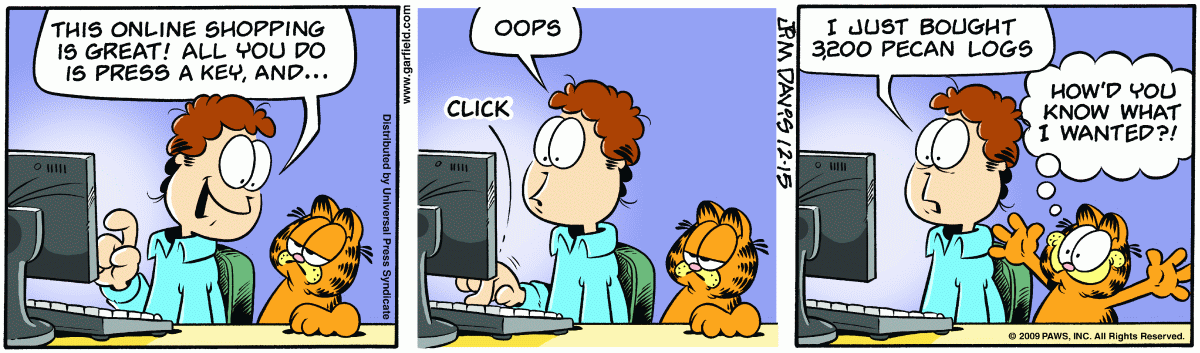 Garfield, December 15, 2009