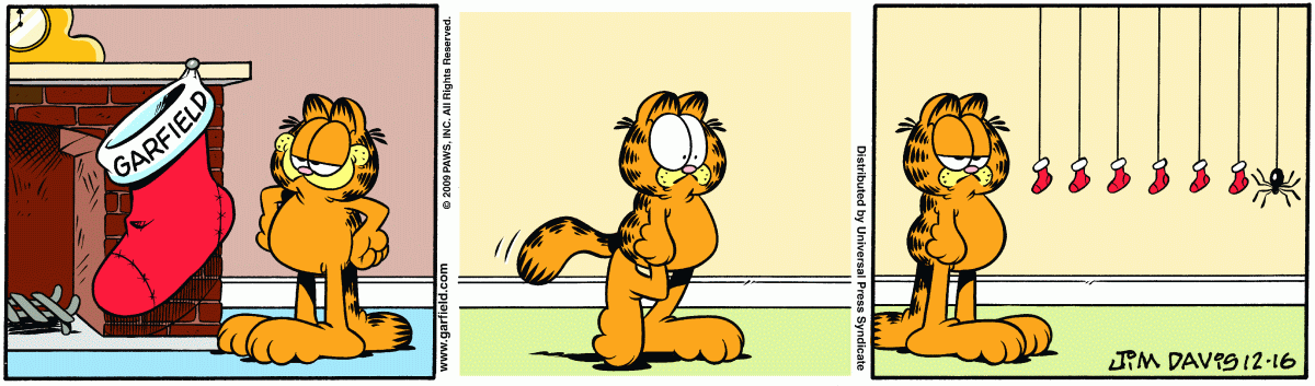 Garfield, December 16, 2009