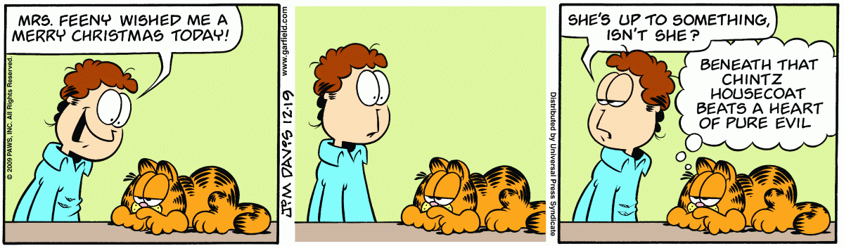 Garfield, December 19, 2009