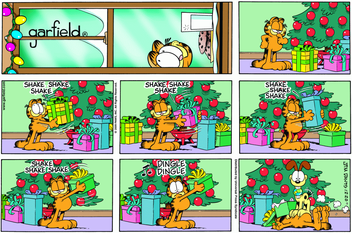 Garfield, December 20, 2009