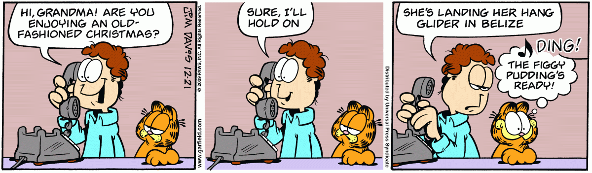 Garfield, December 21, 2009