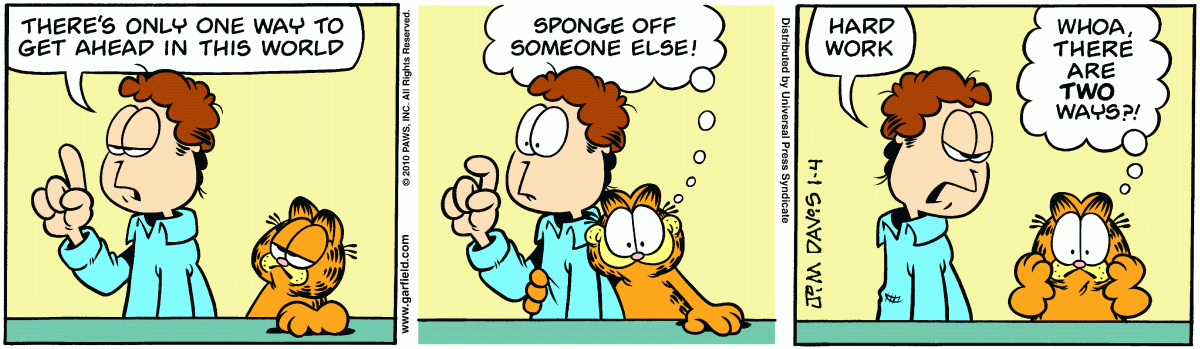 Garfield, January 4, 2010