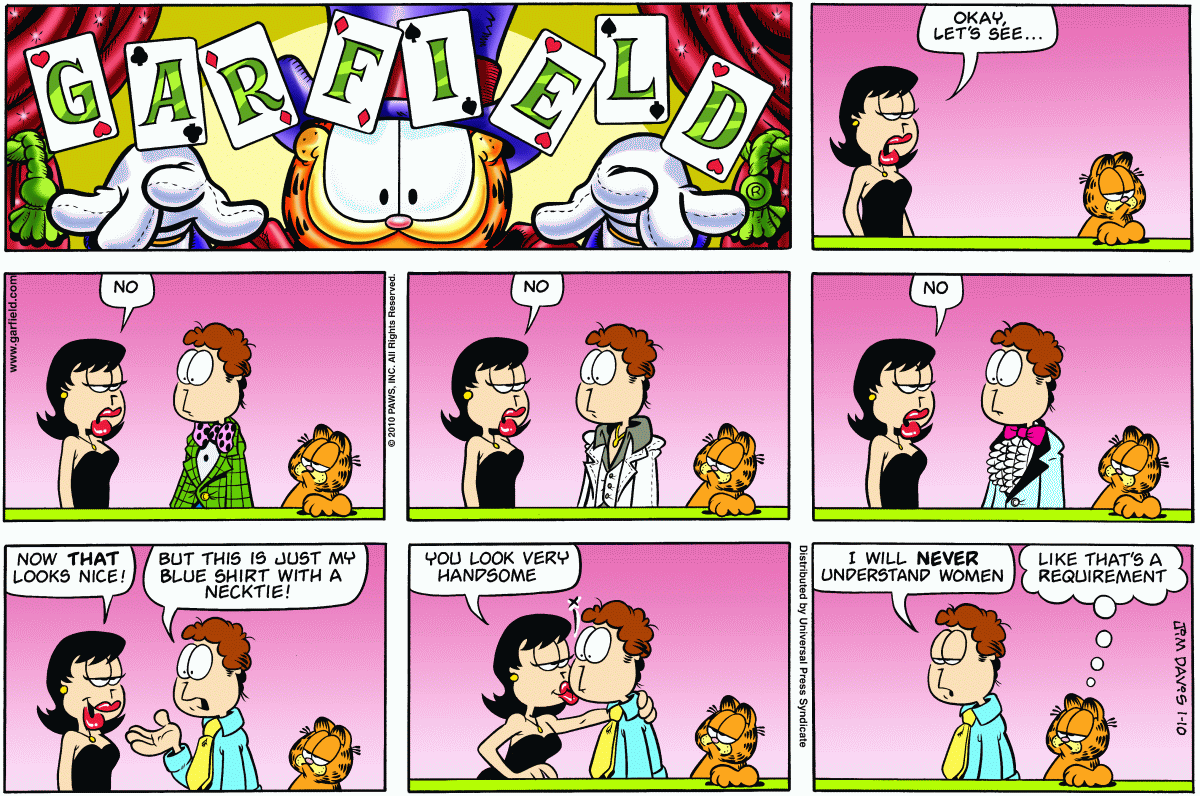 Garfield, January 10, 2010