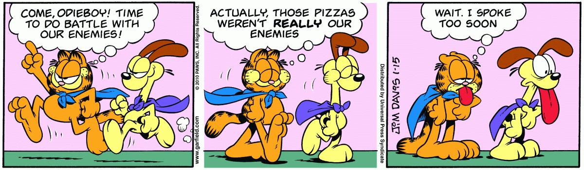 Garfield, January 15, 2010