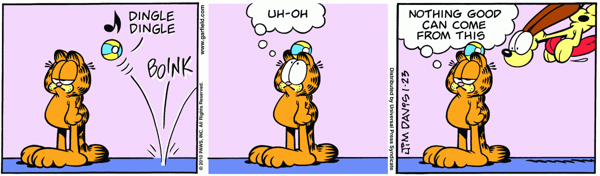 Garfield, January 23, 2010