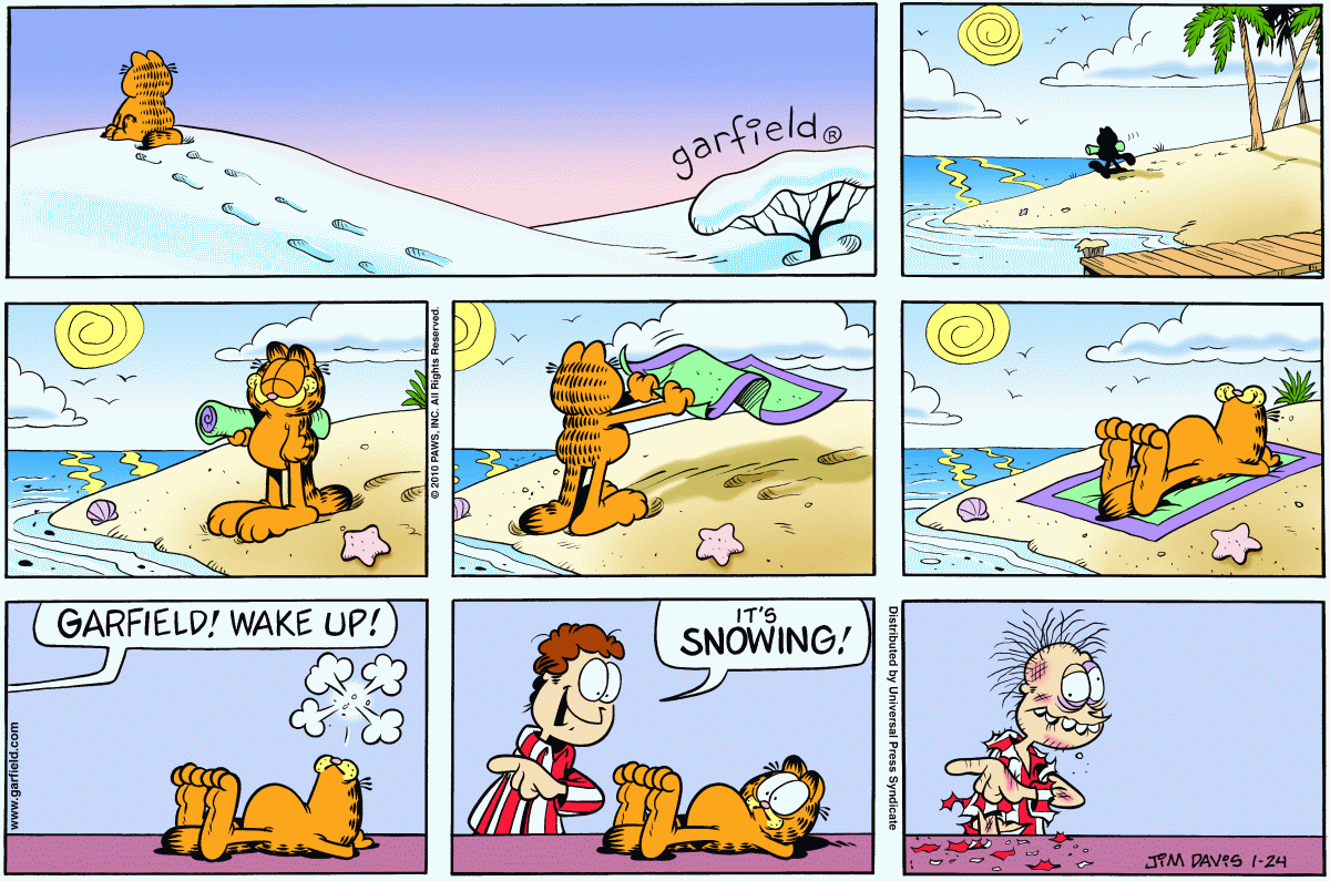 Garfield, January 24, 2010