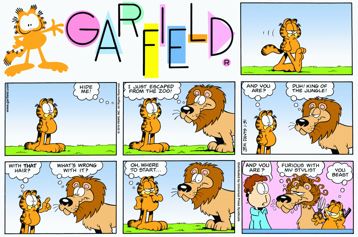 Garfield, January 31, 2010