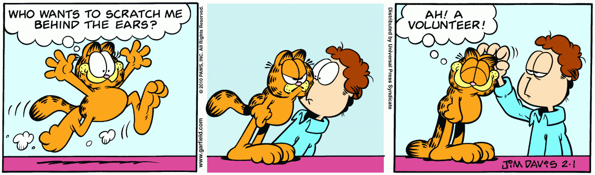 Garfield, February 1, 2010