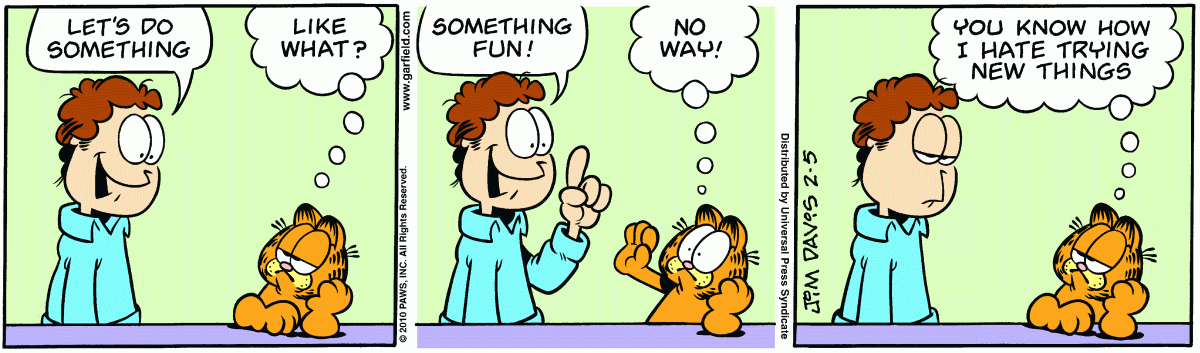 Garfield, February 5, 2010