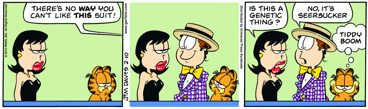 Garfield, February 10, 2010