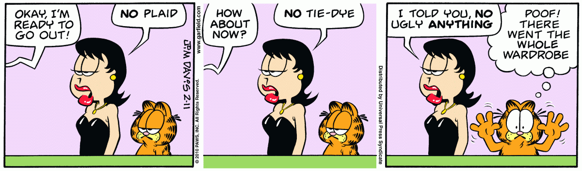 Garfield, February 11, 2010