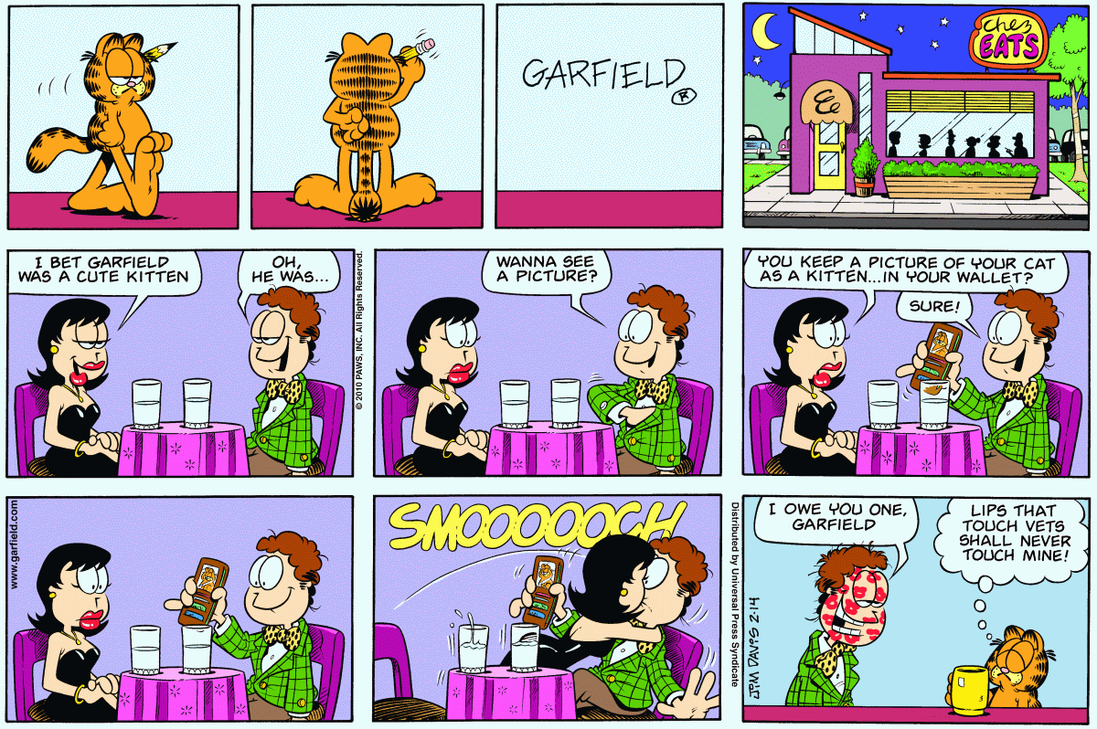 Garfield, February 14, 2010