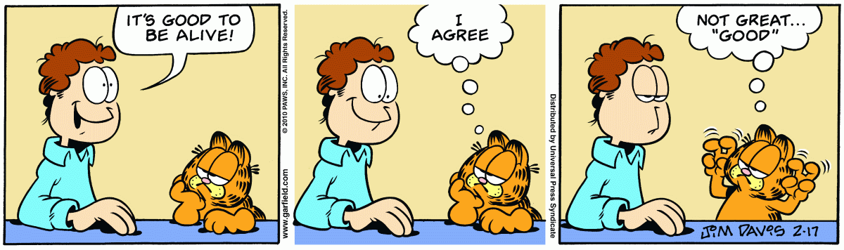 Garfield, February 17, 2010